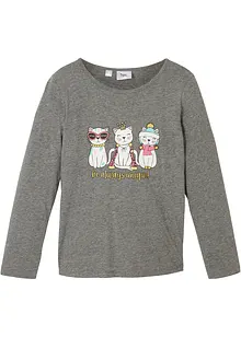 Triko s dlouhým rukávem, z viskózové směsi, bonprix