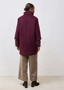 Vlněný kabát s prošívanou vnitřní bundou (2dílná souprava), bonprix