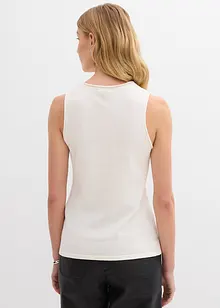 Pletený top z čisté bavlny, bonprix