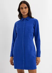 Přiléhavé manšestrové šaty, bonprix