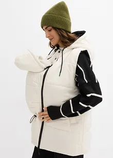 Oboustranná těhotenská vesta s podšívkou a nosicí vsadkou, 4 v 1, bonprix