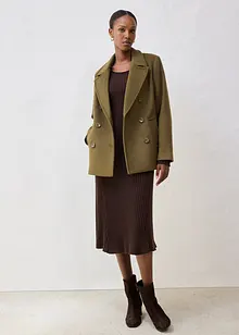 Kabanový kabátek z vlny, bonprix