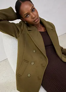 Kabanový kabátek z vlny, bonprix