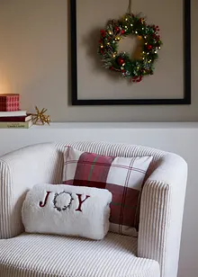 Věnec na dveře s LED a ozdobami, bonprix