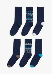 Ponožky s organickou bavlnou (6 párů v balení), bonprix