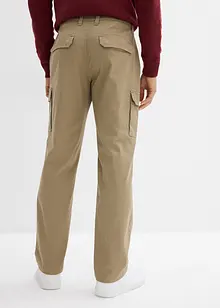 Strečově cargo termokalhoty Regular Fit, Straight, bonprix