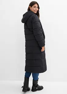 Hřejivý těhotenský kabát s nabíranými rukávy a vsadkou na nošení 2 v 1, bonprix