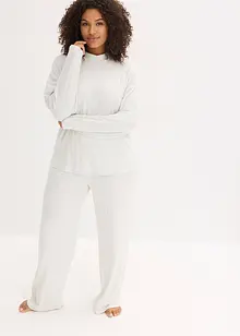 Domácí souprava z měkkého žebrovaného materiálu, oversize, bonprix