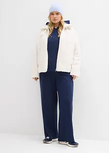 Bunda z umělé kožešiny z plyšového flísu, bonprix