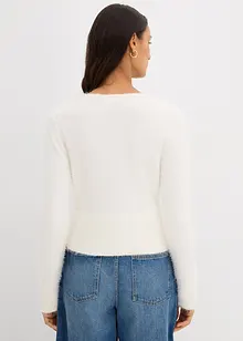 Kabátek z jemné pleteniny z péřové příze, bonprix