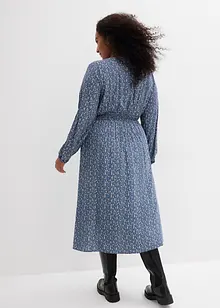 Midi šaty ze splývavé viskózy, bonprix