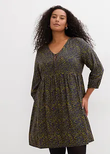 Tunikové šaty ze splývavé viskózy, bonprix