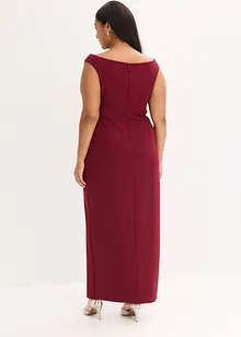 Carmen šaty ze strukturovaného krepu, bonprix