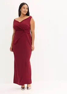 Carmen šaty ze strukturovaného krepu, bonprix