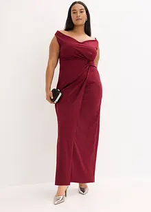 Carmen šaty ze strukturovaného krepu, bonprix