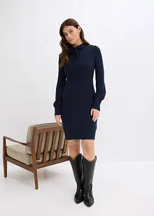 Pletené šaty ze splývavé viskózové směsi, bonprix