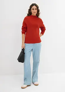 Svetr z jemné pleteniny z čisté organické bavlny, bonprix