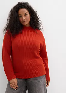 Svetr z jemné pleteniny z čisté organické bavlny, bonprix