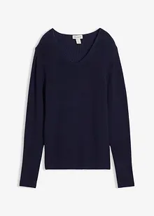 Svetr z jemné pleteniny z čisté organické bavlny, bonprix