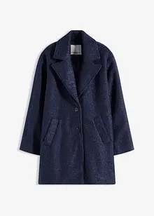 Krátký buklé kabát, oversize, bonprix