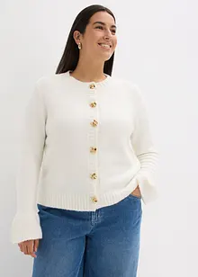 Pletený kabátek s ozdobnými knoflíky, bonprix