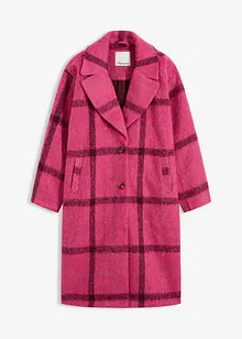 Oversize kabát s vlněným vzhledem, bonprix