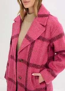 Oversize kabát s vlněným vzhledem, bonprix