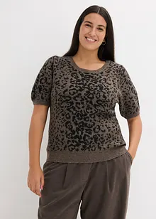 Svetr s balónovými rukávy, bonprix