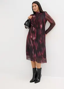 Midi šaty z jemné síťoviny, bonprix