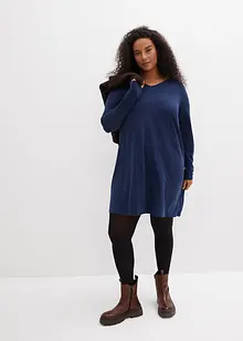 Šaty ze splývavé viskózové směsi, bonprix