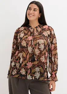 Tunikové triko z měkké síťoviny, bonprix