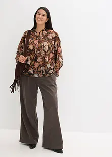 Tunikové triko z měkké síťoviny, bonprix