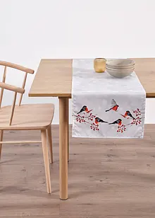 Běhoun na stůl, se zimními ptáčky, bonprix