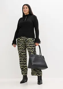 Palazzo kalhoty z lehkého viskózového krepu, bonprix