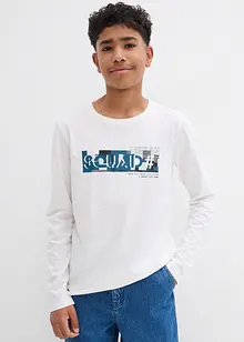 Triko s dlouhým rukávem, z čisté organické bavlny (2 ks v balení), bonprix