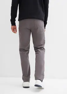 Strečové termo kalhoty Regular Fit, Straight, hebce měkká flanelová podšívka, bonprix