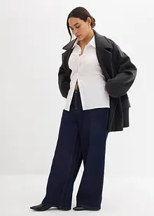 Džíny Wide Leg, Mid Waist, bonprix