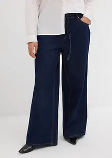 Džíny Wide Leg, Mid Waist, bonprix