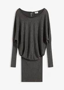 Pletené šaty ze splývavé viskózové směsi, bonprix