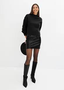 Krátká sukně z umělé kůže, bonprix