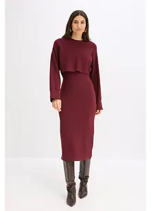 Pletená souprava se šaty (2dílná souprava), bonprix