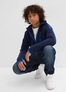 Flísová bunda s kontrastními detaily, bonprix