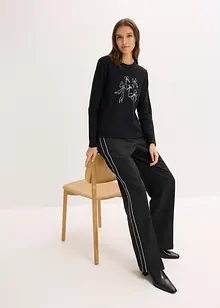 Tričko s dlouhým rukávem, z čisté organické bavlny, bonprix