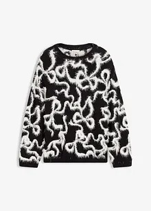 Žakárový svetr z jemné viskózové směsi, bonprix