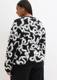 Žakárový svetr z jemné viskózové směsi, bonprix