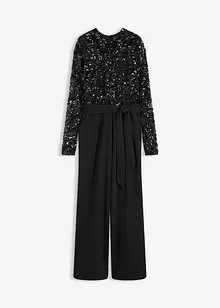 Overal s výšivkou s flitry, bonprix