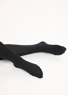 Tvarující ultra neprůhledné punčochové kalhoty, Belly Control, pohodlný lem, 80 DEN, bonprix