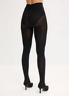 Tvarující ultra neprůhledné punčochové kalhoty, Belly Control, pohodlný lem, 80 DEN, bonprix