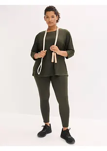 Termo legíny s reflexními detaily a kapsičkou na mobilní telefon, bonprix