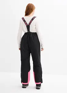 Lyžařské kalhoty s odnímatelnými šlemi, nepromokavé, bonprix